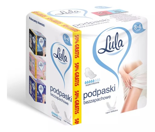 Lula ST LULA Hygienické vložky. neparfumované 8+4 ks
