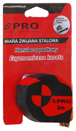 PRO MEIARA VALCOVANÁ OCELOVÁ PÁSKA 3 METRE