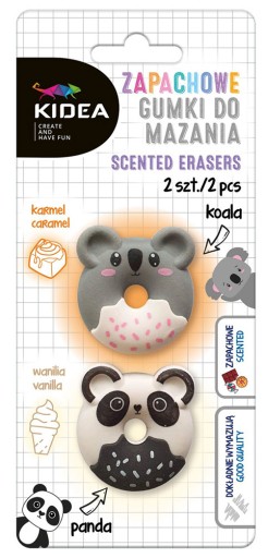 2 x VONNÁ GUMA KIDEA PANDA a KOALA