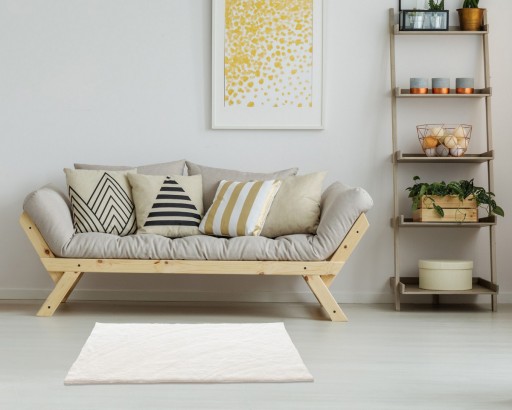 Kožušinový kúpeľňový koberec Mäkký dekoračný obyčajný králik 40x60