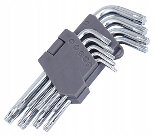 W2P19 SADA KĽÚČOV HEX STAR TORX 130 mm 9 s