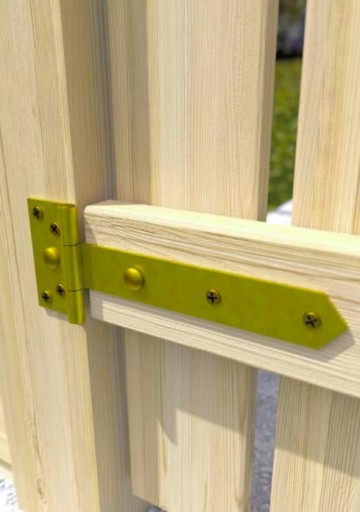 Čierna závesová okenica brány ZB200 200x45x90x3,0mm Domax 1 kus