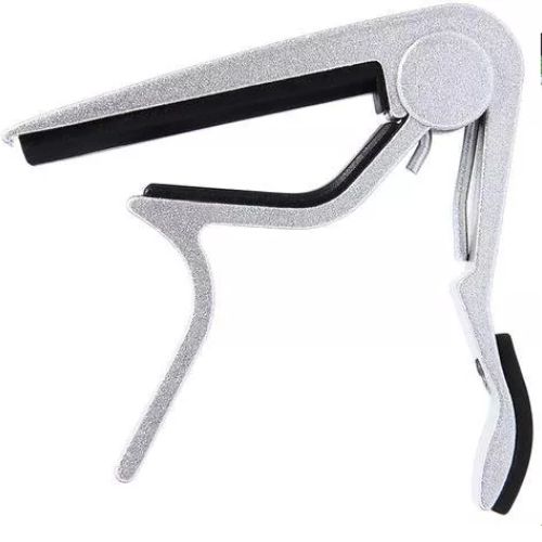 Capo PRO strieborná kovová ukulele gitara