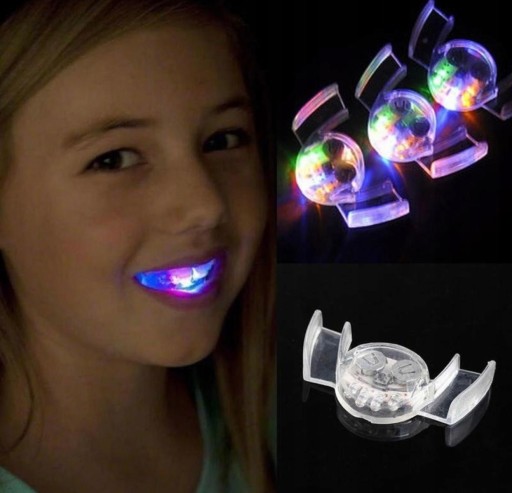 Svietiaci RGB LED kryt zubov