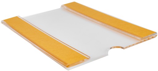 VRECKO NA PLAKÁT C A6 LEVEL PLEXI S PÁSKOU S PRSTOVÝM STRIHOM - A6 PLEXI