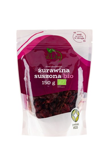 BIO brusnice sušené 150g BIOLIFE