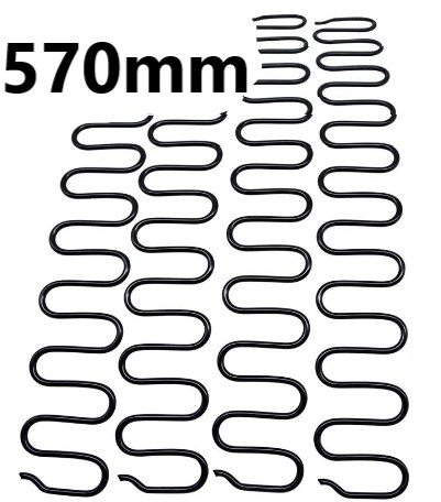 Vlnová pružina ZIG-ZAG A 570mm 1 ks lôžkový gauč