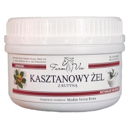 Gaštanový gél s rutínom 350g - Farm-Vix