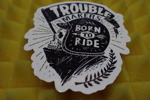 NÁLEPKA NA PORUCHY HARLEY BOBBER NÁLEPKA 8,2 x 6,6 cm