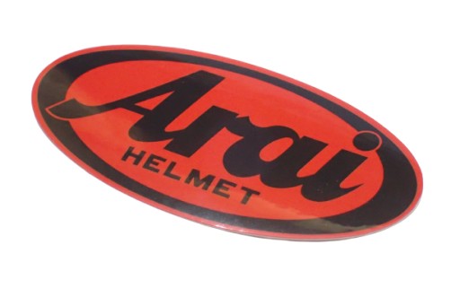 NÁLEPKA NA PRILBU NÁLEPKA NA PRILBU MOTOCROSS DAKAR RACE ARAI. 8,6 x 4,1 cm