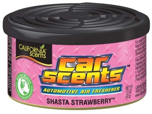 CALIFORNIA CAR Scents Scents - SHASTA JAHODA