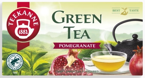 Teekanne Green Tea Granátové jablko 20 vrecúšok
