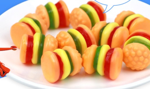 Trolli Hamburger Mini želé fazuľky 10 ks z Nemecka, balenie mini burger setu