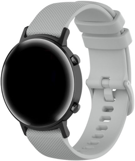Silikónový remienok 18 mm univerzálny pre teleskopy Smartwatch sivý