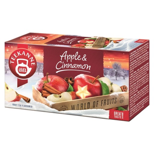 TEEKANNE APPLE&CINNAMON čaj ovocie škorica ČAJ 20 VRECKOV