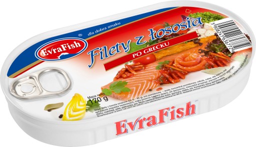 FILET Z GRÉCKEHO LOSOSA 170G EVRAFISH