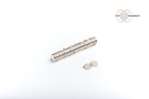 Neodymový magnet MW 10x1 N38 s lepidlom 3M 1 ks