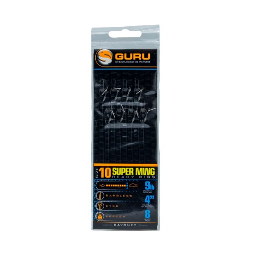 Guru Super MWG bajonet veľkosti 10 0,22mm 10cm náväzce
