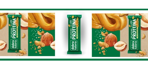 Proteínová tyčinka s orieškovým krémom bez pridaného cukru, dobrá kalória x5