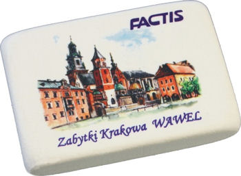 FACTIS Školská guma s potlačou MONUMENTS of Krakow KR-18