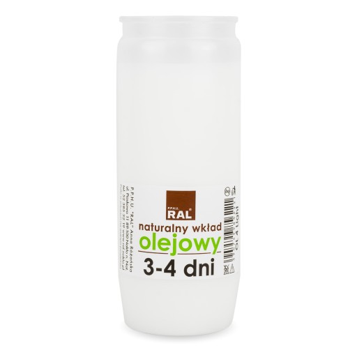 Vložka na olejovú sviečku 14 cm na 4 dni OL4L
