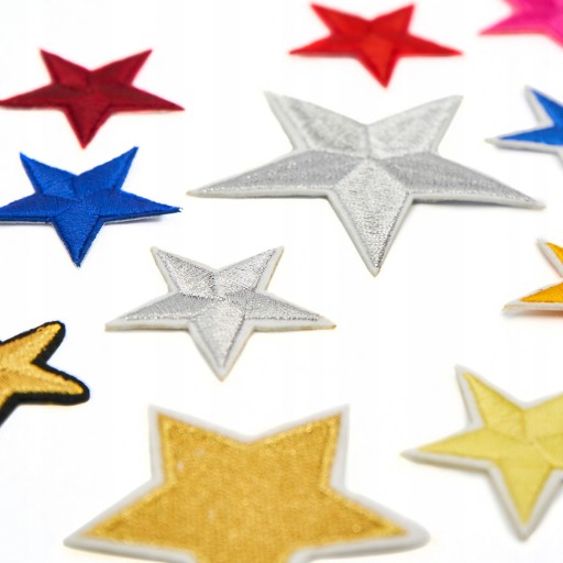 STARS TERMO záplaty nažehľovačky SADA 14 ks