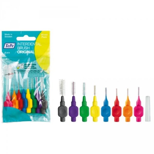 TePe Original čističe rúr SET 0,4-1,3 mm - 8 kusov
