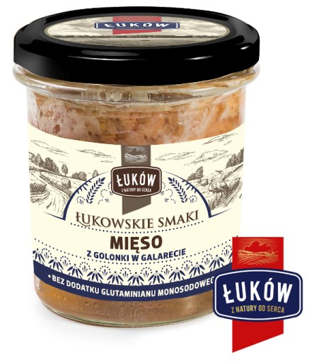 KNOCK MÄSO v želé 300 g - téglik ŁUKÓW