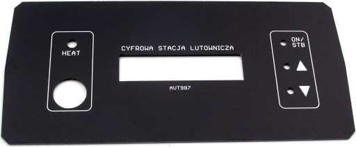 Predný panel pre digitálnu spájkovaciu stanicu RL1, AVT987 F