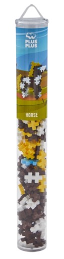 Plus Plus Mini Tube Stavebné tehly HORSE 100 prvkov