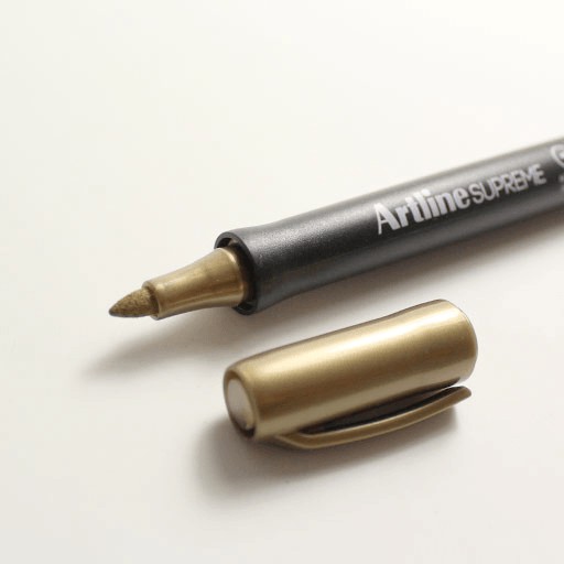 MARKER permanentný dekoratívny popisovač marker Artline supreme 1,0mm ZLATÝ