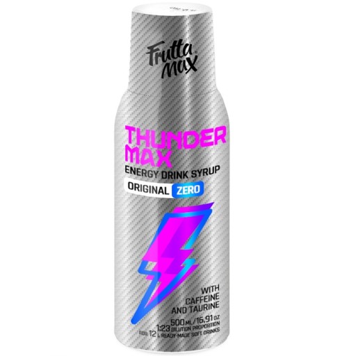 Sirup na sódu FruttaMax ENERGY DRINK LIGHT karbonizátor 500 ml na 12 LITROV