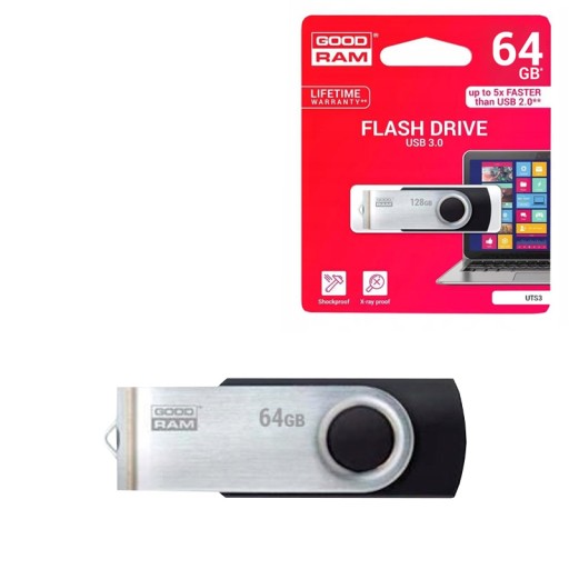 GOODRAM TWISTER BLACK 64 GB USB 3.0