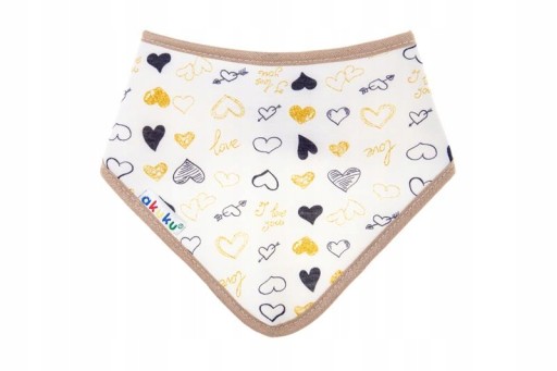 AKUKU SOFT BIB ŠÁLKA 2v1 100% BAVLNA
