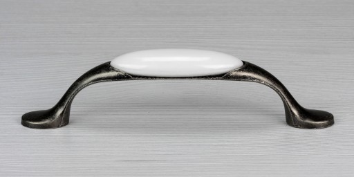 RETRO NÁBYTKOVÁ ÚCHYTKA PORCELÁN KUCHYŇSKÁ SKRIŇOVÁ ÚCHYTKA ZÁSUVKY 96MM