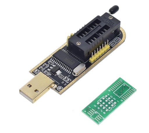 279 CH341A SPI EEPROM a programátor pamätí Flash