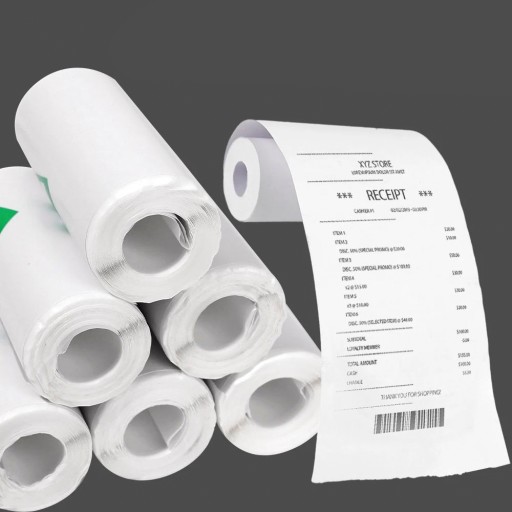 TERMÁLNY PAPIER PRE TLAČIAREŇ DRUKUS SADA 10 X PAPIEROVEJ ROLY