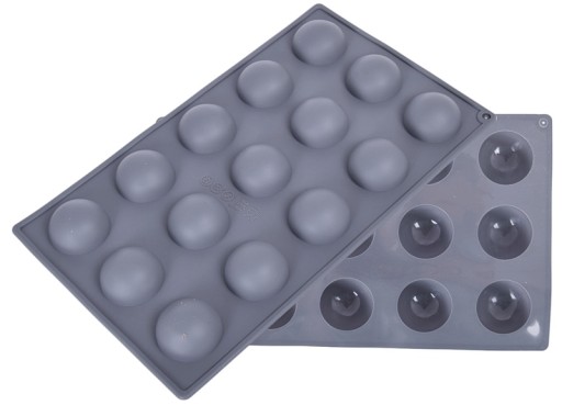 Silikónová forma na sušienky a čokolády - 4 cm pologule