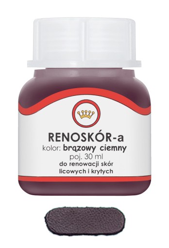 FARBA RENOSKÓR KOŽA FARBA tmavá HNEDÁ