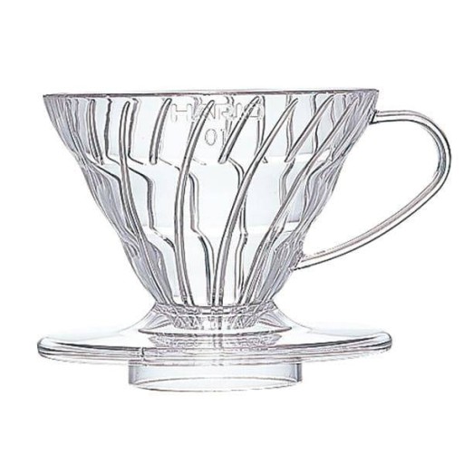 HARIO ODKAPÁVAČ KÁVY PLASTOVÝ TRANSPARENT V60-01