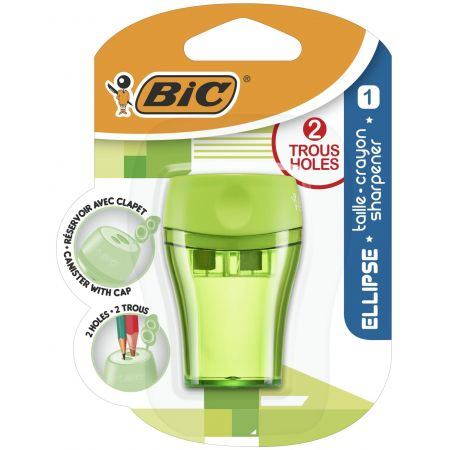 BIC Double Sharpener s nádobou ELLIPSE 1 ks