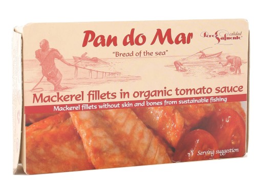 MAKERELOVÉ FILETKY V BIO RAJČINOVEJ Omáčke 120 g