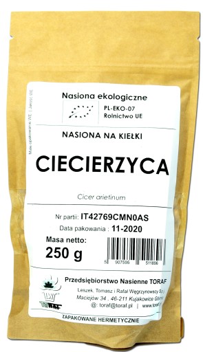 BIO Cícerové klíčky Bio semienka 250g