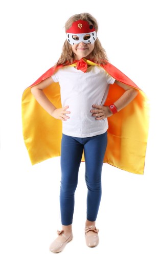 MARSHALL PAW PATROL OUTFIT MASKA + CAPED + ČELENKA PRE DETI