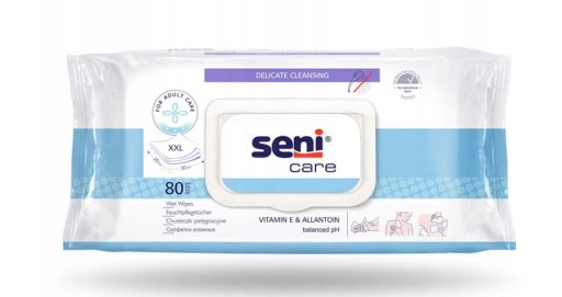 SENI CARE CARE vlhčené obrúsky 80 ks