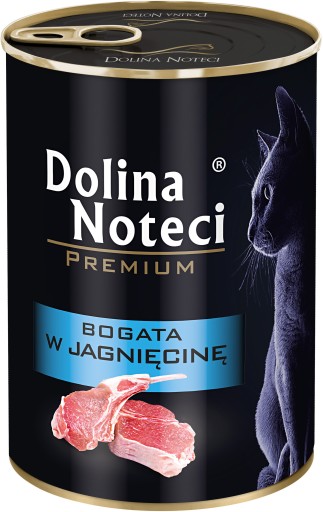 KRMIVO DOLINA NOTECI PREMIUM MAČKA JAHŇAČIEK 400G