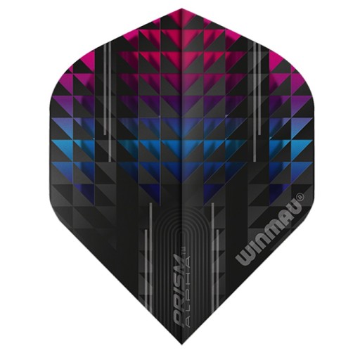 WINMAU ŠÍPKOVÉ PIERKO ČIERNO-MODRO-RUŽOVÉ 115