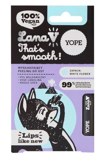 Yope 99% Lana V vyhladzujúci peeling na pery, 2,5 g