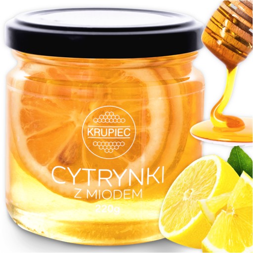 MED VIACKVETOVÝ S CITRÓNOM V SIRUPOVOM ČAJI PRÍLOHA 220G KRUPIEC