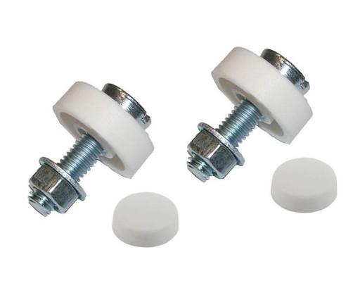 Montážne skrutky na ŠPZ 6,0 x 20 mm Biela Sada 2 ks.